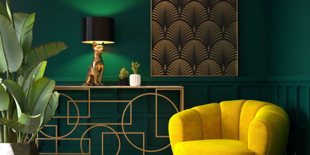 Vuelve la decoración art déco en interiores: un estilo elegante y lujoso