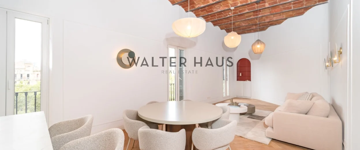 Appartement de luxe en rénovation dans le quartier de l’Eixample, à Barcelone.