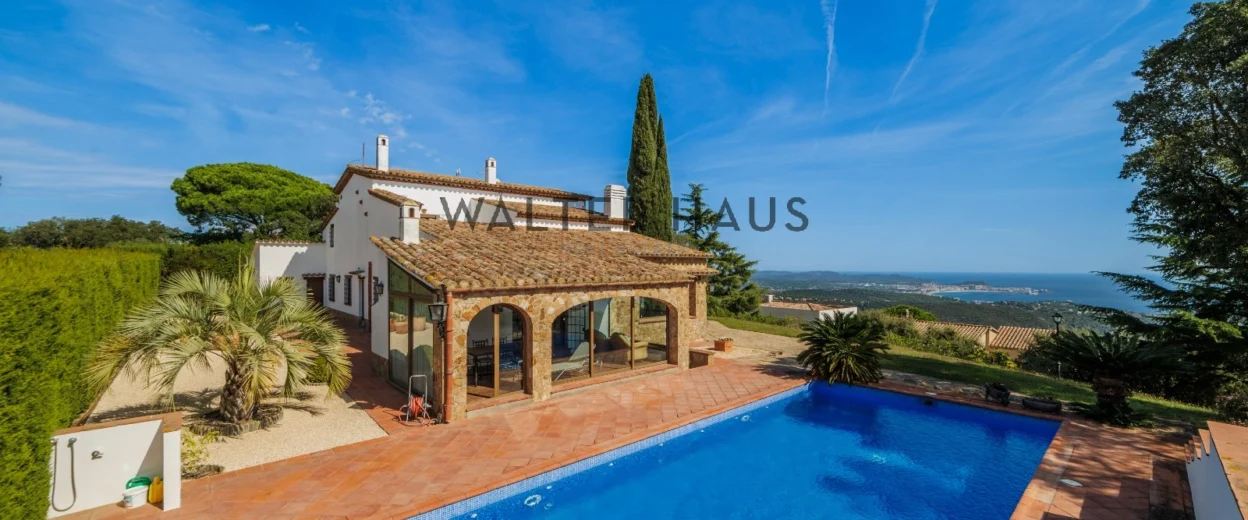 Maison rustique avec vue spectaculaire à Mas Nou, Playa de Aro