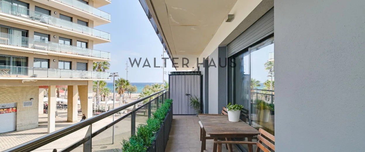 Appartement à vendre avec vue sur mer sur la promenade du front de mer de Badalona