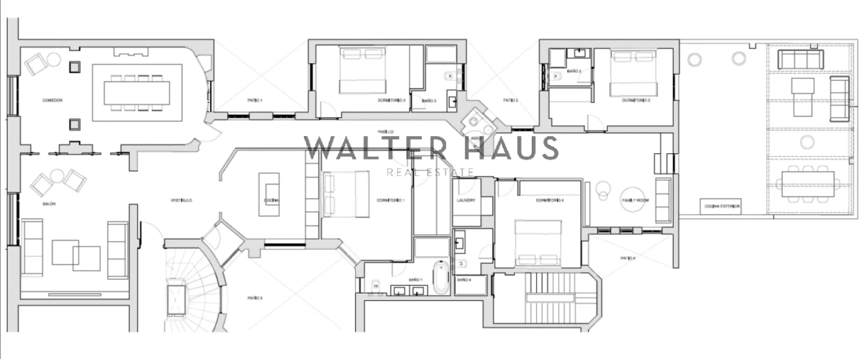 Pis en venda totalment reformat a Recoletos, Madrid.