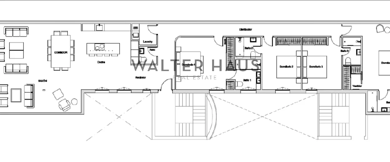 Pis en venda totalment reformat a Castellana, Madrid.
