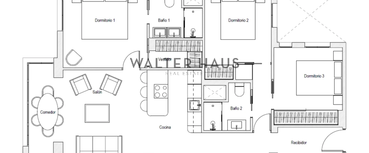 Appartement à vendre, entièrement rénové, à Recoletos, Madrid.