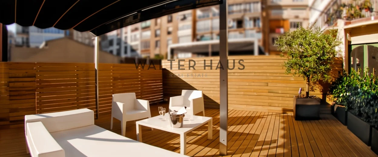 Apartment with terrace for rent in Eixample, Barcelona