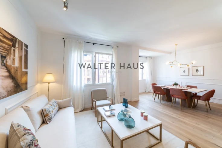 Piso en venta totalmente reformado en Castellana, Madrid.