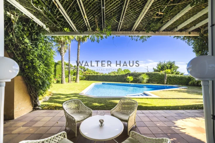 Casa elegant amb vistes al Mediterrani a La Gavina, S’Agaró