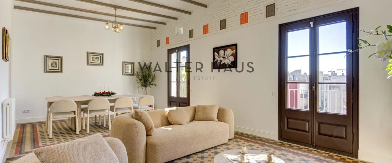 Renovated apartment in a listed property in Dreta de l’Eixample, Barcelona