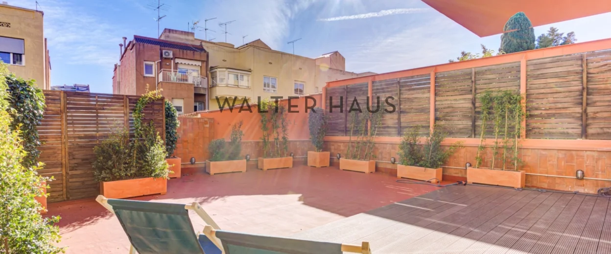 Pis reformat amb gran terrassa privada al Putxet, Barcelona