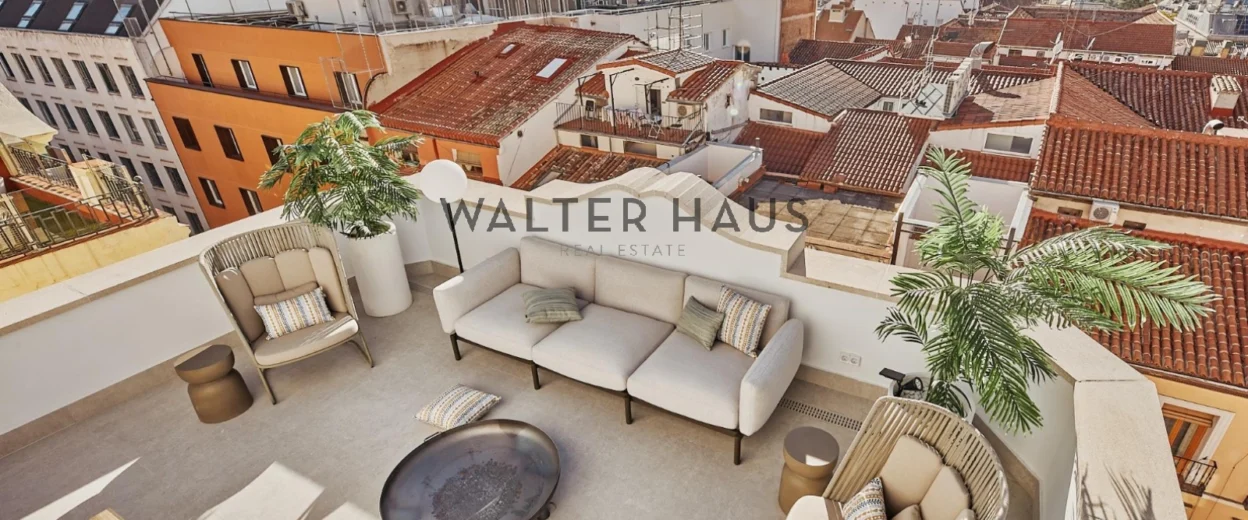 Àtic exterior en venda reformat amb terrassa a Palacio, Madrid