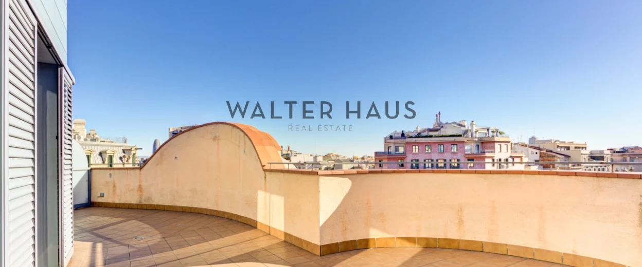 Penthouse avec terrasse privée à Dreta de l&rsquo;Eixample, Barcelone