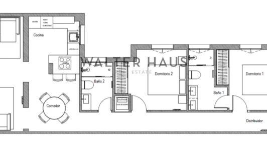 Appartement rénové et meublé à vendre à Castellana, Madrid.