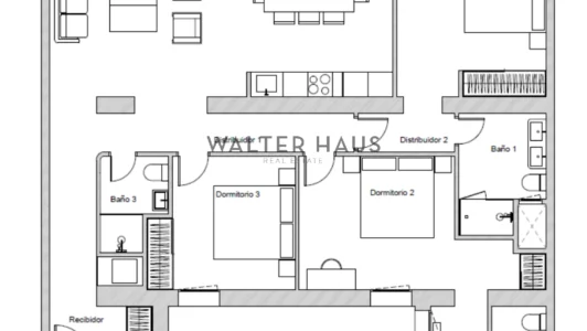 Pis en venda totalment reformat a Castellana, Madrid.