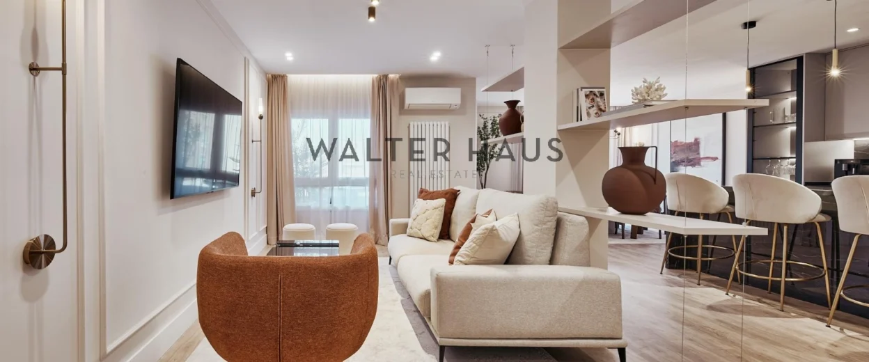 Appartement à vendre, entièrement rénové, à Castellana, Madrid.