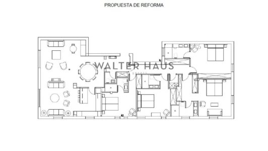 Appartement à vendre à rénover, extérieur entièrement à Recoletos, Madrid.