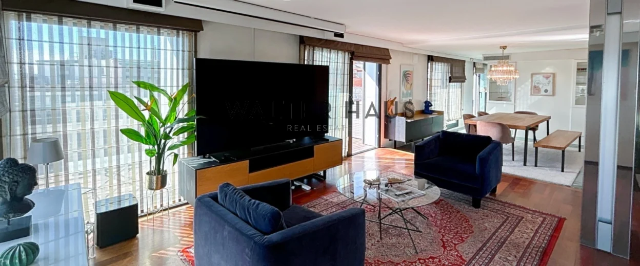 Àtic en lloguer amb terrassa i piscina a Sant Gervasi, Barcelona