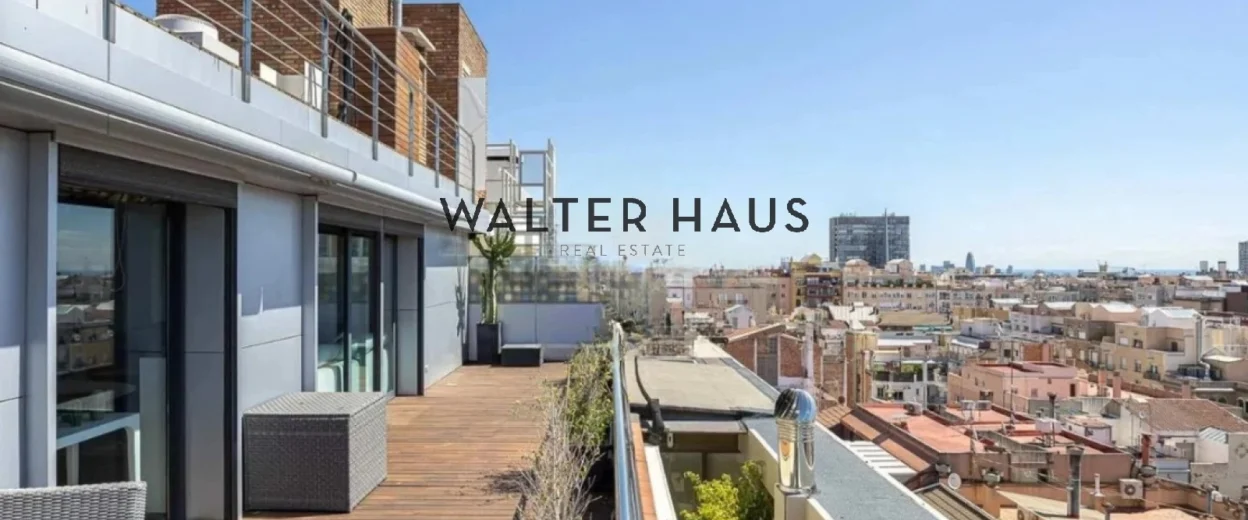 Penthouse en triplex à louer avec terrasse et piscine à Sant Gervasi, Barcelone